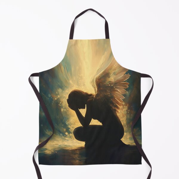 Item preview, Vibrant praying angel with wings designed and sold by dcrc.