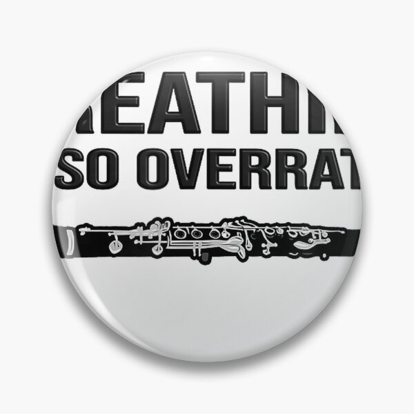 Item preview, Breathing is so Overrated - Marching Band, Funny Clarinet T-Shirt designed and sold by KTY-NUSS.