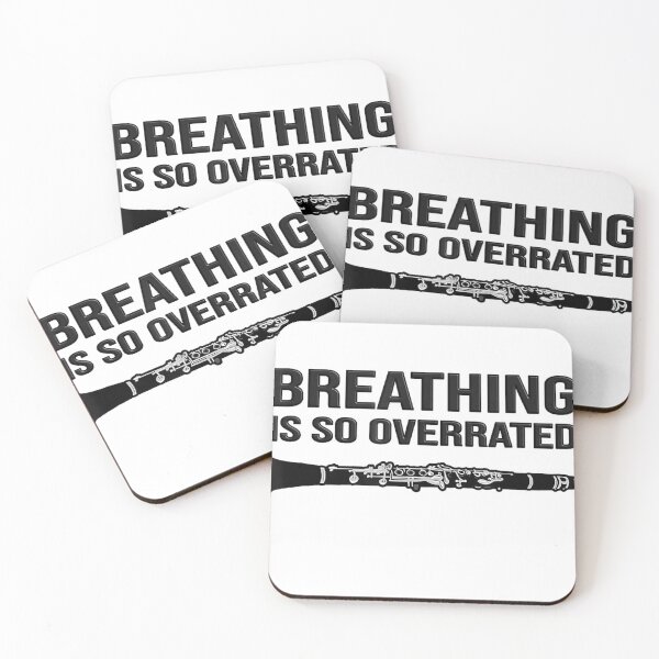 Item preview, Breathing is so Overrated - Marching Band, Funny Clarinet T-Shirt designed and sold by KTY-NUSS.