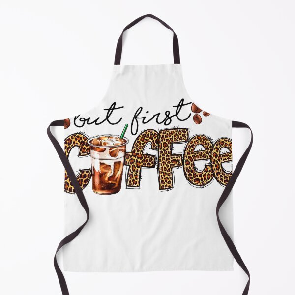 Item preview, But First Coffee Leopard Caffeine Drinker Iced Coffee Latte T-Shirt designed and sold by gidget-gadget.