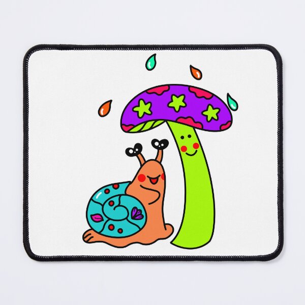 Item preview, Interesting New Friend Snail and Mushroom designed and sold by EMILYVU22.