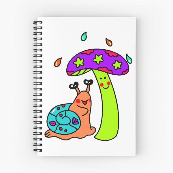 Item preview, Interesting New Friend Snail and Mushroom designed and sold by EMILYVU22.