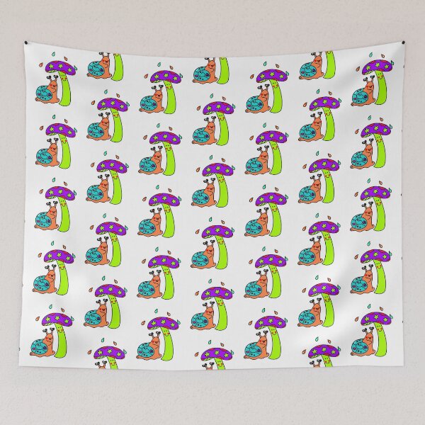 Item preview, Interesting New Friend Snail and Mushroom designed and sold by EMILYVU22.