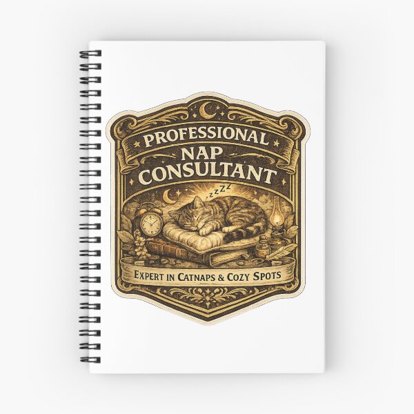 Item preview, Professional Nap Consultant | Expert in Catnaps & Cozy Spots | Funny Sleeping Cat Design designed and sold by MrDev.
