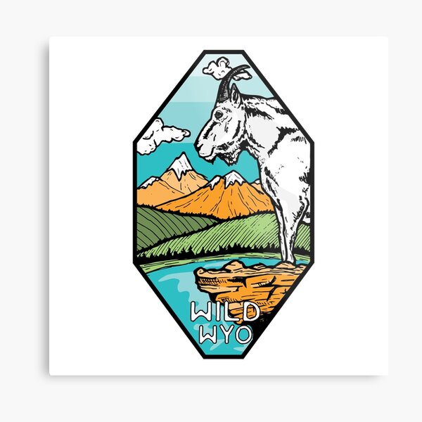 Item preview, Wild Wyo Mountain Goat designed and sold by Morgan Brown.