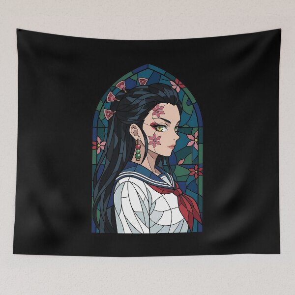 Item preview, Daki Demon Slayer School Uniform Stained Glass designed and sold by mildaclairmo.