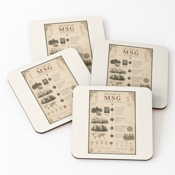 Item preview, The Story of MSG | Food Heritage Poster designed and sold by Easternpantry.