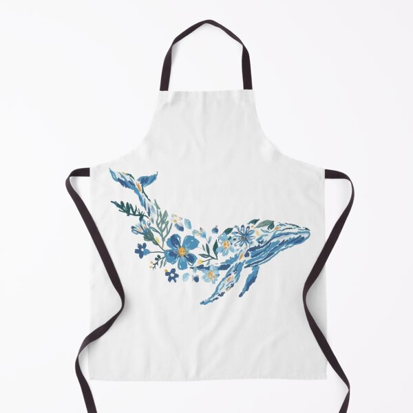 Item preview, Floral whale designed and sold by DeepyWorks.