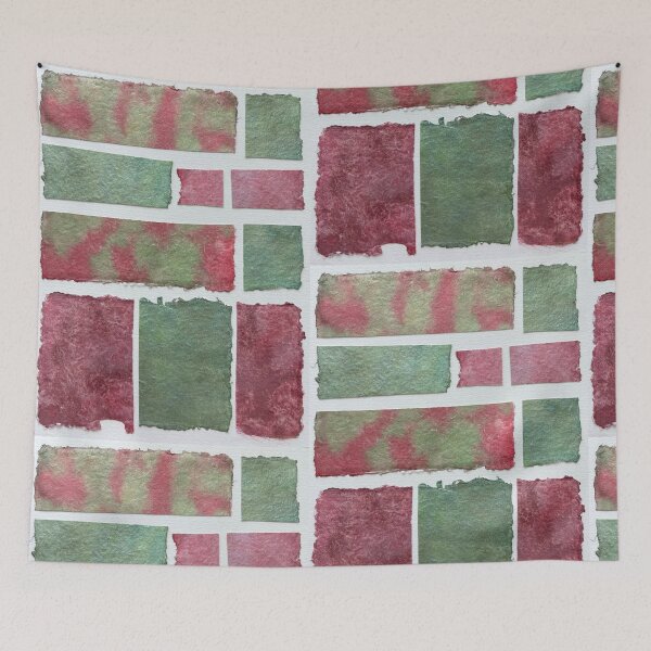 Item preview, Red & Green Pieces designed and sold by Painted Magic Studio.
