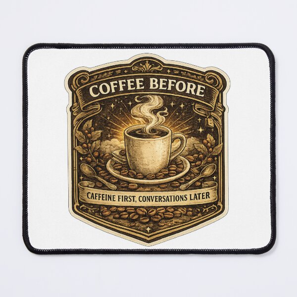 Item preview, Coffee Before Humanity | Funny Coffee Lover Design | Caffeine First, People Later designed and sold by MrDev.