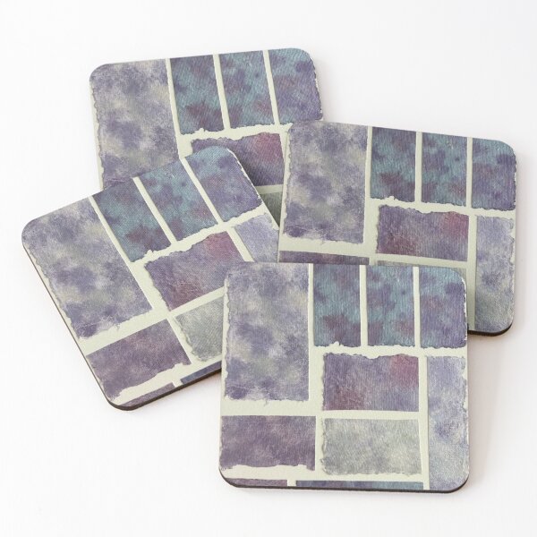 Item preview, Purple & Gray Pieces  designed and sold by Painted Magic Studio.