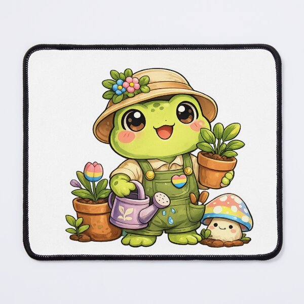 Item preview, Pan Pride Frog Botanist designed and sold by Candlelit Catastrophes.