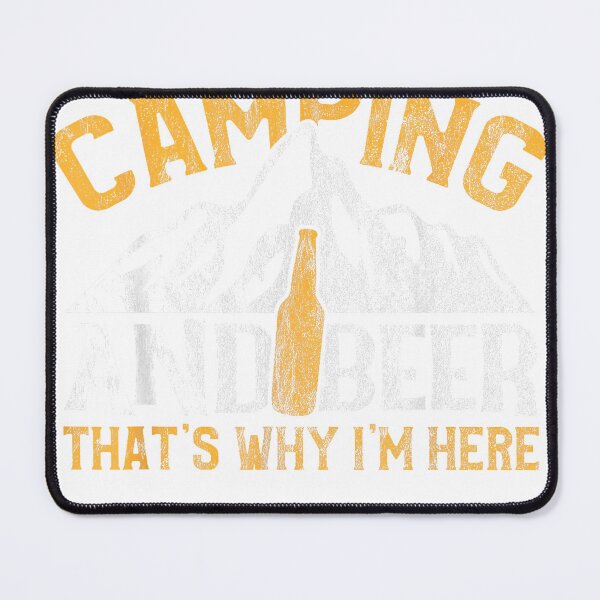 Item preview, Camping and Drinking Shirt Camping and Beer Why I'm Here Tee T-Shirt designed and sold by RKdrawings.