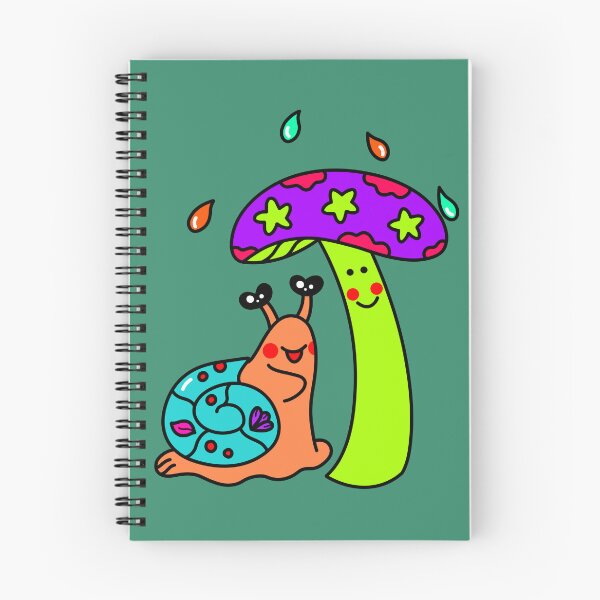 Item preview, Interesting New Friend Snail and Mushroom designed and sold by EMILYVU22.