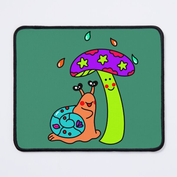 Item preview, Interesting New Friend Snail and Mushroom designed and sold by EMILYVU22.