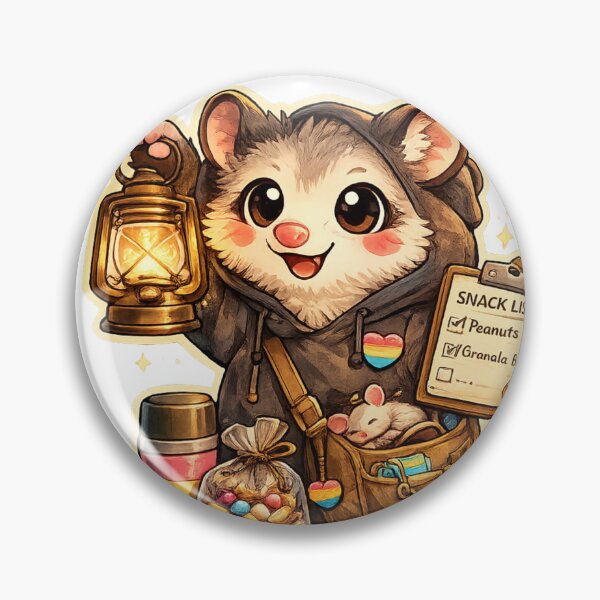 Item preview, Pan Pride Trail Guide Possum designed and sold by Candlelit Catastrophes.