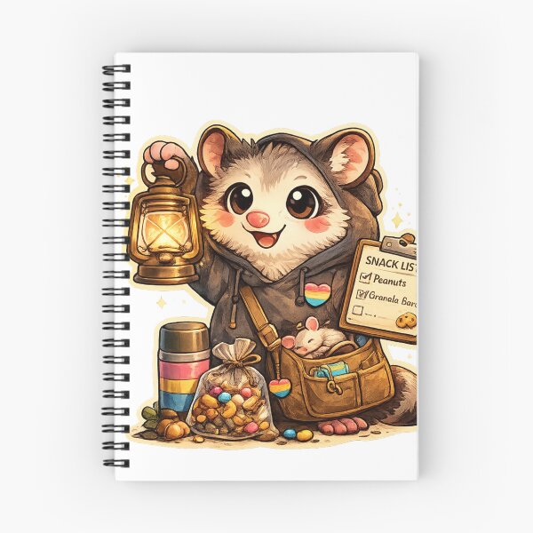 Item preview, Pan Pride Trail Guide Possum designed and sold by Candlelit Catastrophes.