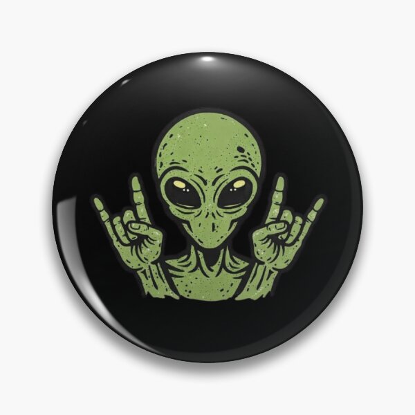 Item preview, Alien Metal designed and sold by FLATVAC STICKER.