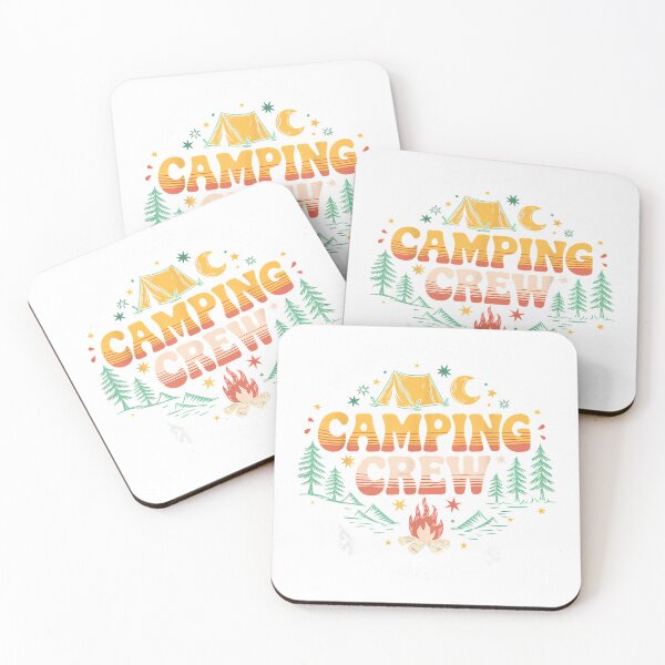 Item preview, Camping Crew Family Matching Group Friends Men Women Kid T-Shirt designed and sold by gidget-gadget.