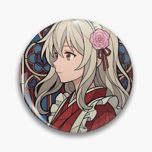 Item preview, Illyasviel von Einzbern Fate Stay Night Kimono Rose Stained Glass Aura designed and sold by mildaclairmo.
