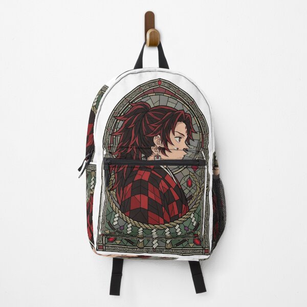 Item preview, Yoriichi Tsugikuni Demon Slayer Classic Stained Glass Profile designed and sold by mildaclairmo.