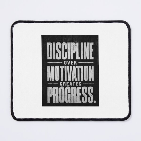 Item preview, Discipline Over Motivation Quote Minimalist Streetwear Design designed and sold by PrintxforxYou.