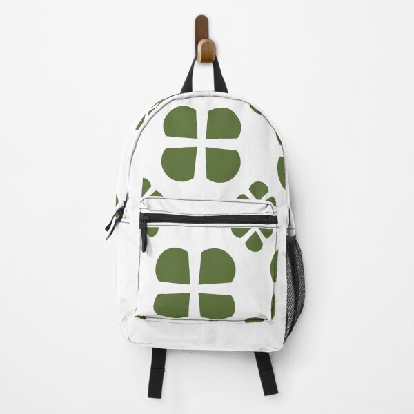Item preview, Abstract floral clover seamless pattern in olive green designed and sold by Longsilp.