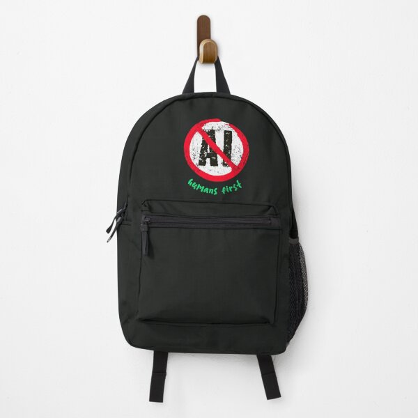 Item preview, No AI Symbol - Humans First designed and sold by Frank J. Art.