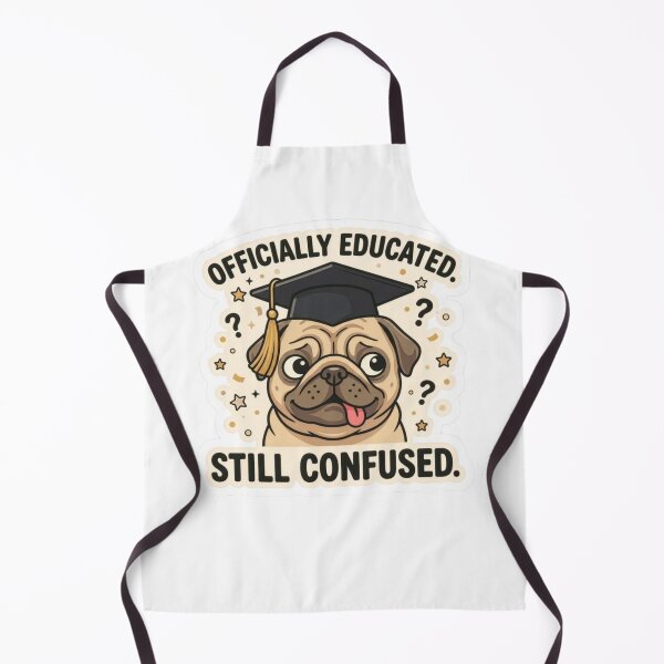 Item preview, officially educated still confused dog design sticker ! Paws & Confusion: The Official Post-Grad Mood ?? “I Have a Degree, Ask Me Anything... Actually Don’t.” Dog Sticker designed and sold by Ulikedigital14.