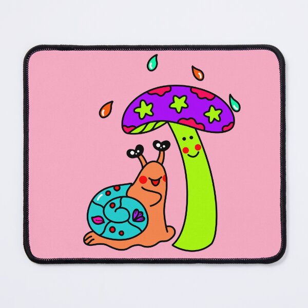 Item preview, Interesting New Friend Snail and Mushroom designed and sold by EMILYVU22.