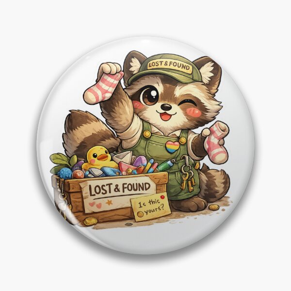 Item preview, Pan Pride Found Raccoon designed and sold by Candlelit Catastrophes.