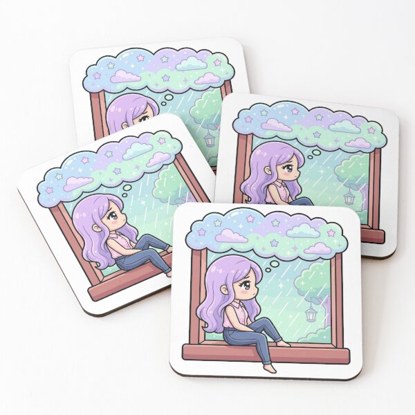 Item preview, Lonely Soul – Dreamy Girl in the Rain  designed and sold by morning sun.