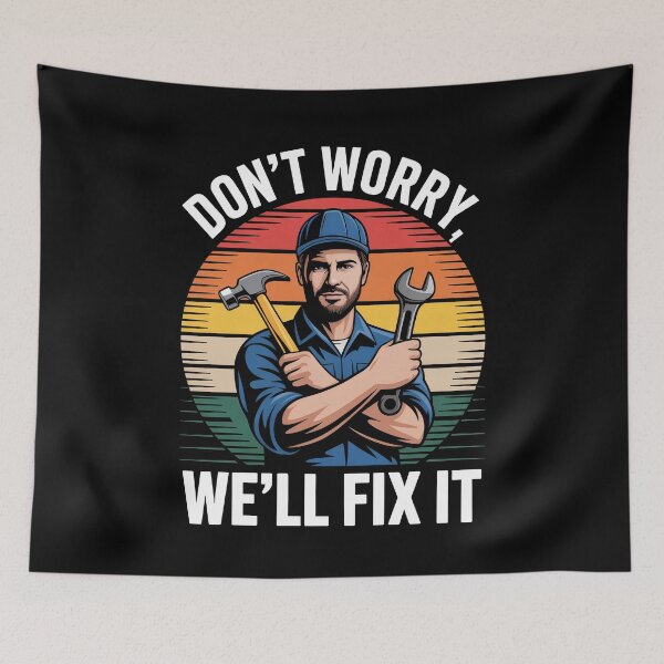 Item preview, Don't Worry Well Fix It Funny Gift for Men Tradesman Mechanic designed and sold by Say It With Ink.