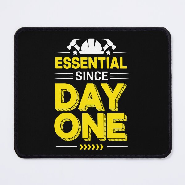 Item preview, Essential Since Day One Gift for Men Construction Worker Trades Pride designed and sold by Say It With Ink.