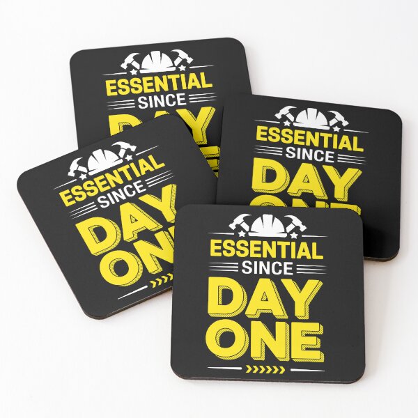 Item preview, Essential Since Day One Gift for Men Construction Worker Trades Pride designed and sold by Say It With Ink.