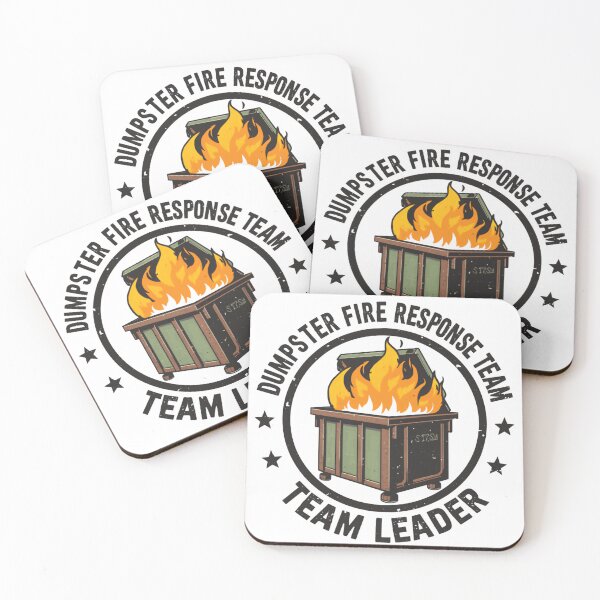 Item preview, Dumpster Fire Response Team Team Leader Funny Manager Boss Leadership designed and sold by HumansStuck12.