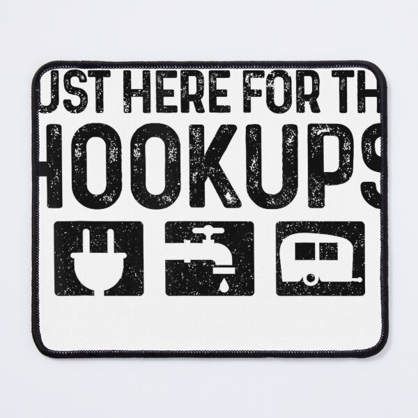 Item preview, Camping RV Caravan Motorhome Just Here for The Hookups Funny T-Shirt Small designed and sold by gidget-gadget.