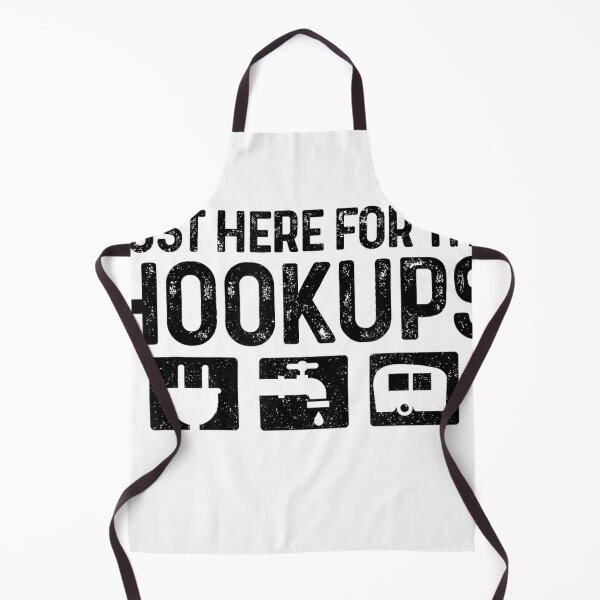 Item preview, Camping RV Caravan Motorhome Just Here for The Hookups Funny T-Shirt Small designed and sold by gidget-gadget.