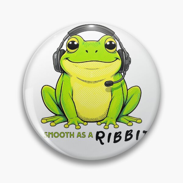 Item preview, Smooth as a RIBBIT — Funny Pilot Aviation Humour designed and sold by monolithstudio.