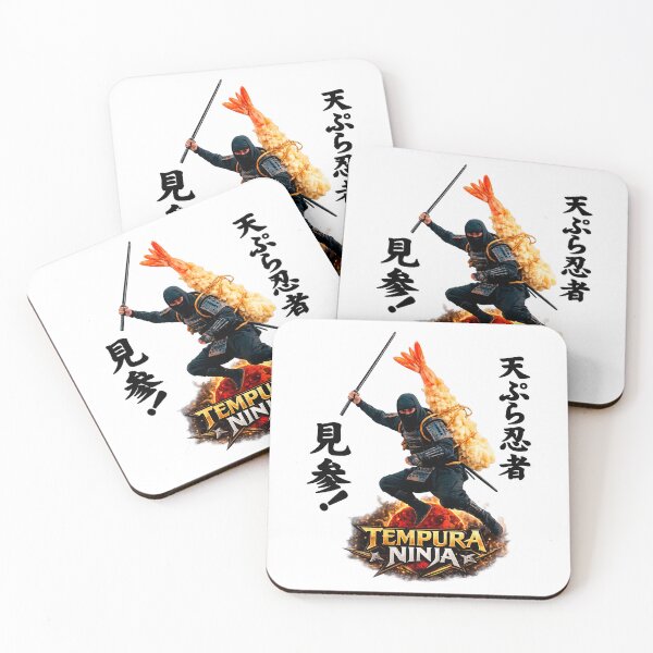 Item preview, Tempura Ninja: The Crispy Warrior of Legend designed and sold by Surreal Characters & Cute Pups.