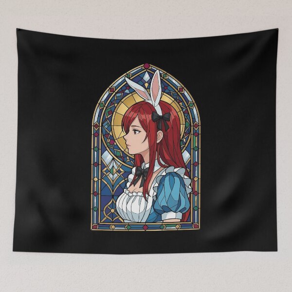 Item preview, Gilgamesh Fate Stay Night Elegant Bunny Stained Glass designed and sold by mildaclairmo.