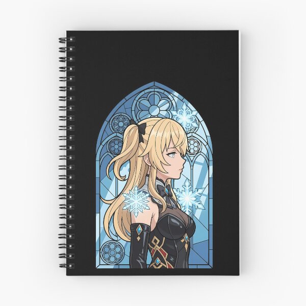 Item preview, Jean Genshin Impact Frost Cathedral Stained Glass designed and sold by mildaclairmo.