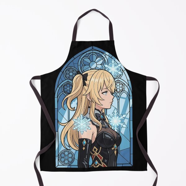 Item preview, Jean Genshin Impact Frost Cathedral Stained Glass designed and sold by mildaclairmo.