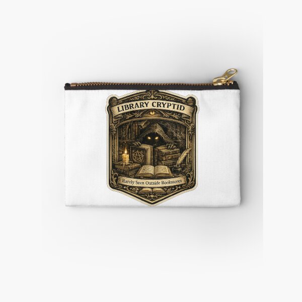 Item preview, Library Cryptid | Rarely Seen Outside Bookstores | Dark Academia Book Lover Design designed and sold by MrDev.
