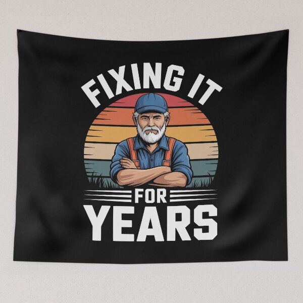 Item preview,  Fixing It For Years Funny Retirement Gift for Men Tradesman designed and sold by Say It With Ink.