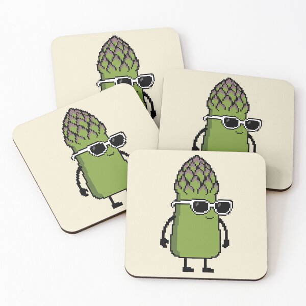 Item preview, Asparagus green Pixel designed and sold by White Rim Mates.