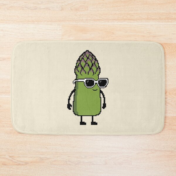 Item preview, Asparagus green Pixel designed and sold by White Rim Mates.