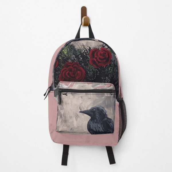 Item preview, Crow in Crimson Roses designed and sold by ArtistsAtticWI.