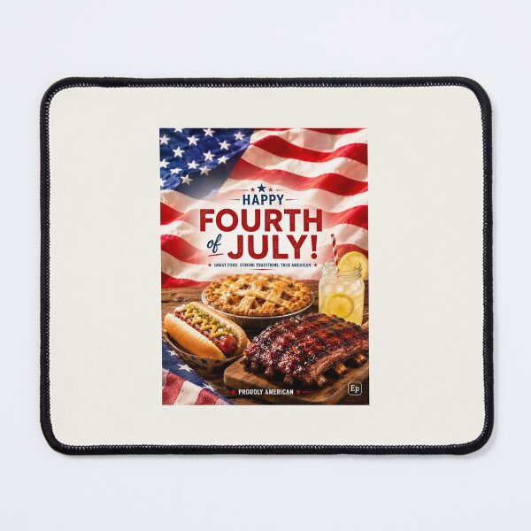 Item preview, 4th of July Food Holiday Poster Food Holiday Poster designed and sold by Easternpantry.