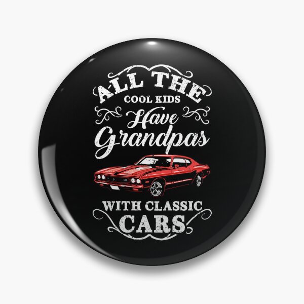 Item preview, All Cool Kids Have Grandpas With Classic Cars Vintage Retro designed and sold by Dmetalx Art Apparel.